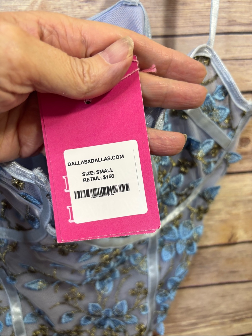 NWT Dallas x Dallas Corset Top Floral Coquette Zip Back size Small - Picture 5 of 9